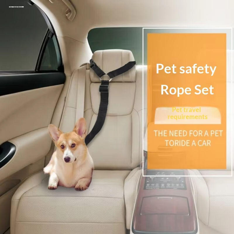 Dog Seat Belt Harness Safety Tether - Ayarlanabilir Köpek Araba Emniyet Kemeri, Elastik