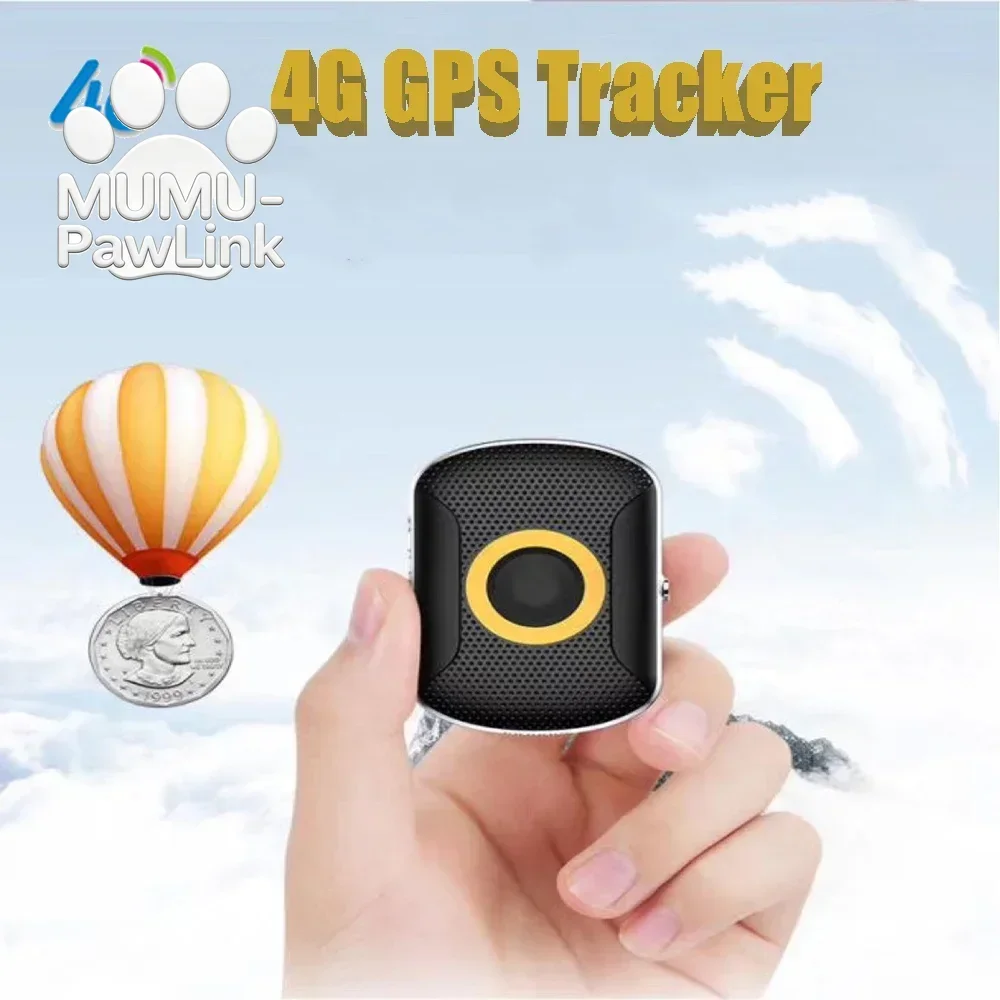 Dog Gps Tracker Collar 4G Waterproof - MUMU-PawLink 4G GPS İzleyici SOS Akıllı