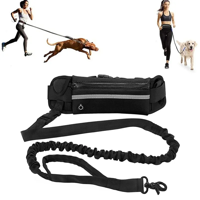 Hands Free Dog Running Leash Waist Belt - Eller Serbest Köpek Tasması Koşu Yürüyüşü