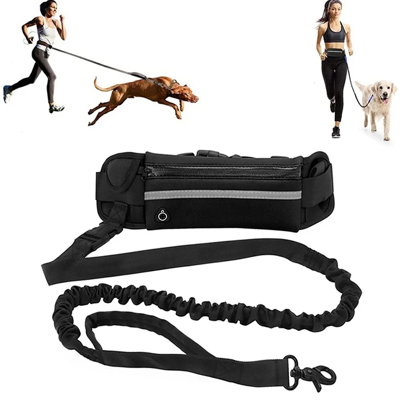 Hands Free Dog Running Leash Waist Belt - Eller Serbest Köpek Tasma Koşu Yürüyüş
