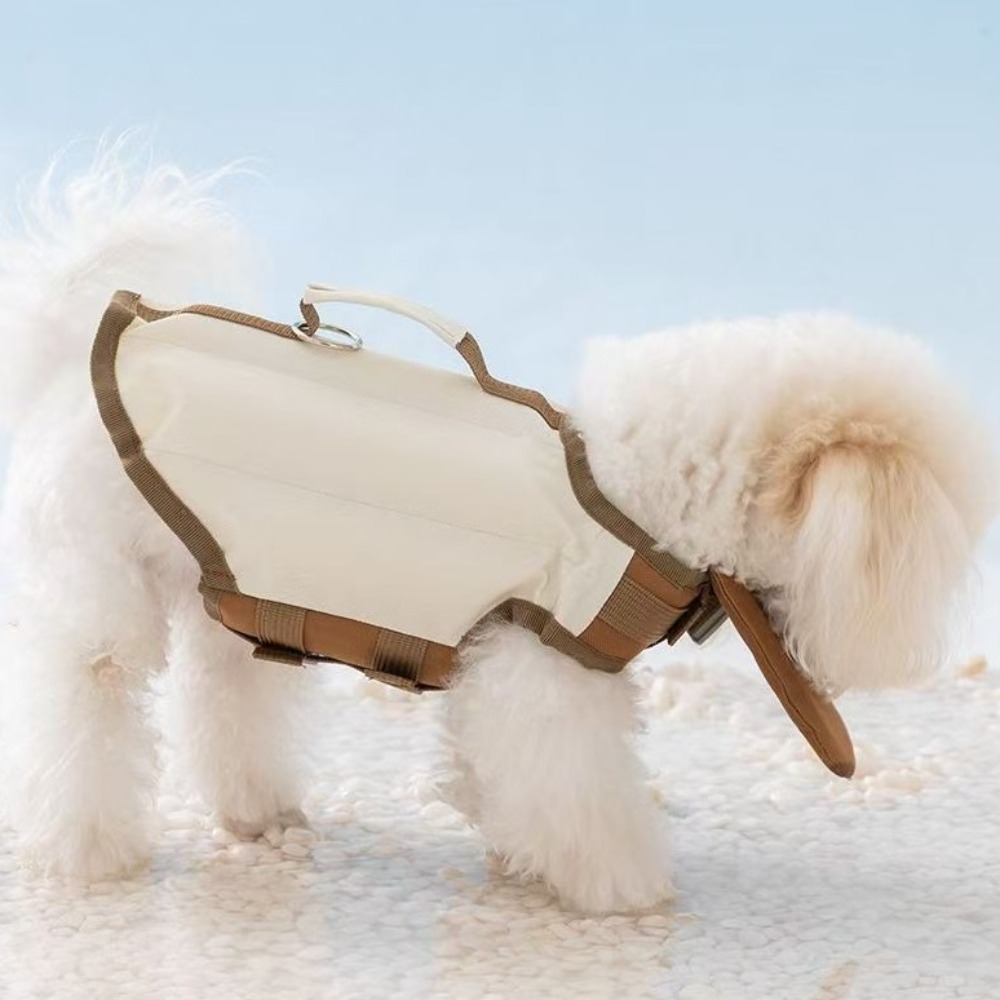 Dog Life Jacket Vest Buoyancy Handle - Ayarlanabilir Köpek Can Yeleği, Nefes Alabilen,