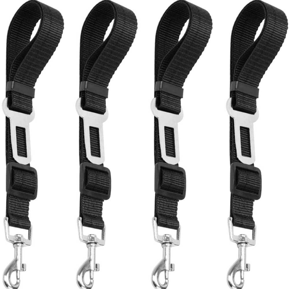 Dog Seat Belt Harness Safety Tether - Ayarlanabilir Köpek Araç Güvenlik Kemeri, Yansıtıcı,