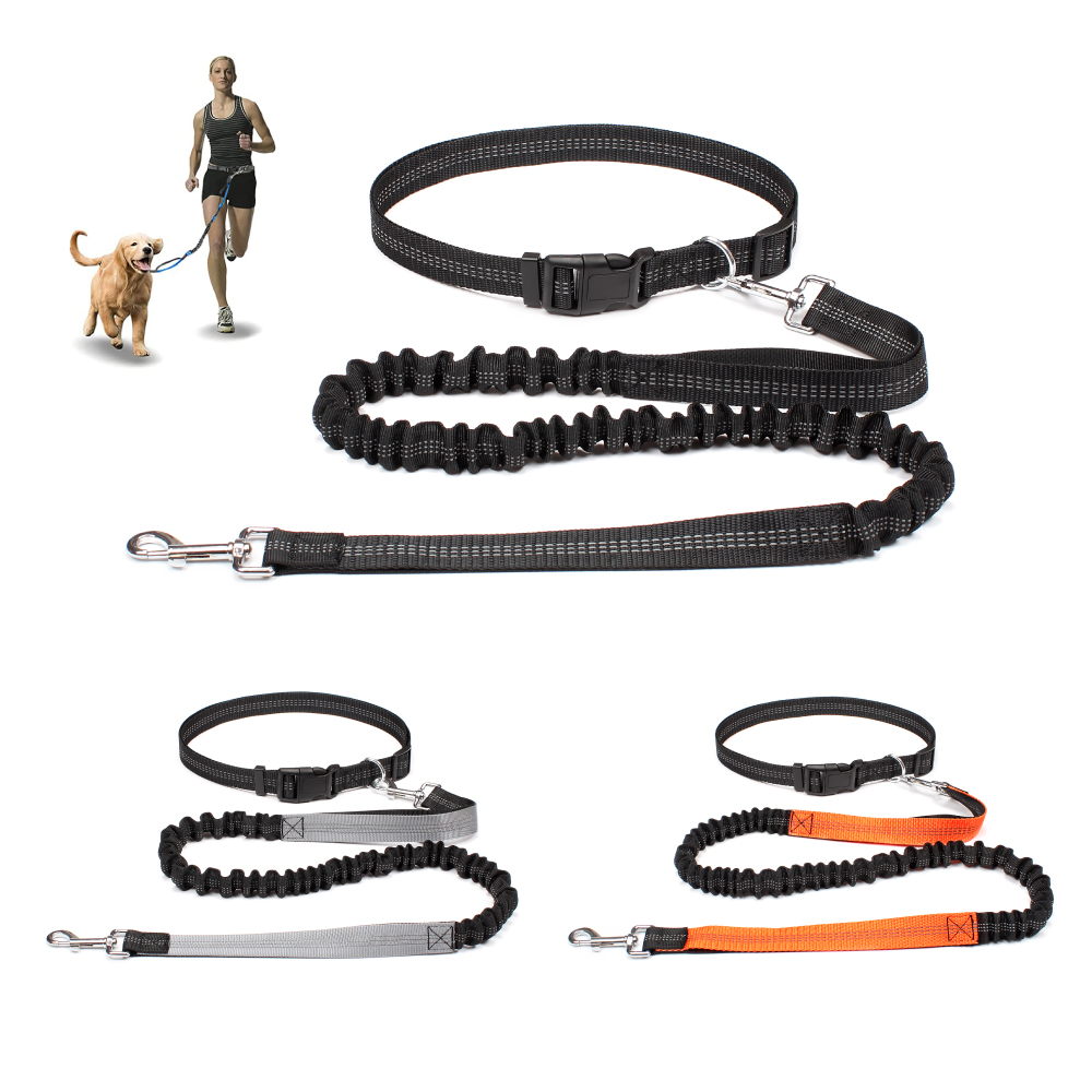 Hands Free Dog Running Leash Waist Belt - Evcil Hayvanları Yürütmek, Koşmak, Egzersiz Yapmak
