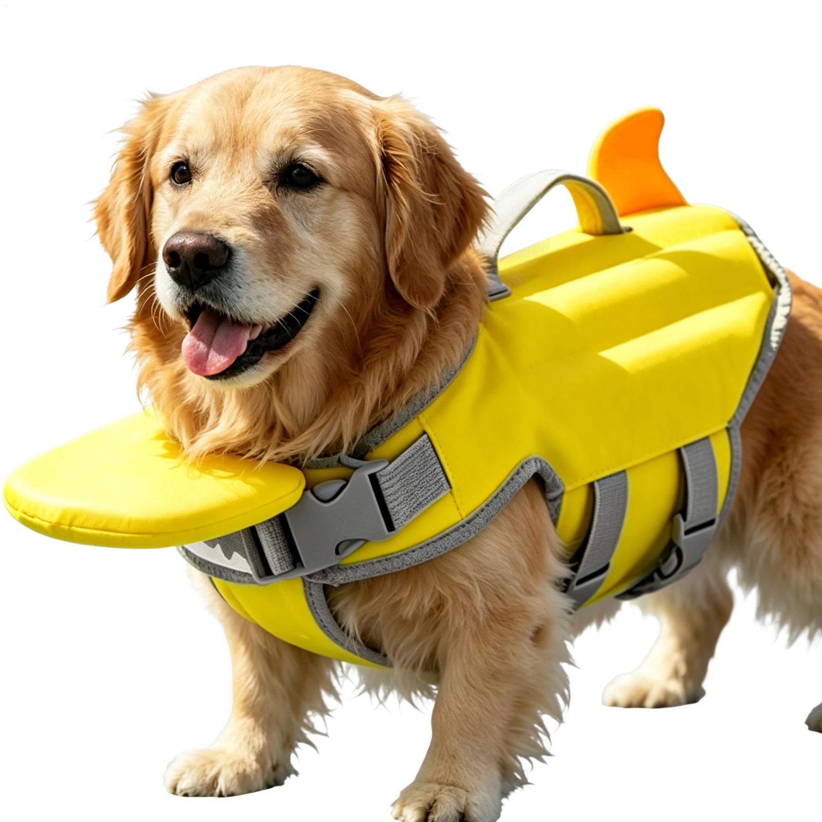 Dog Life Jacket Vest Buoyancy Handle - Kurtarma Saplı, Yüksek Yüzdürücü Gücüne Sahip
