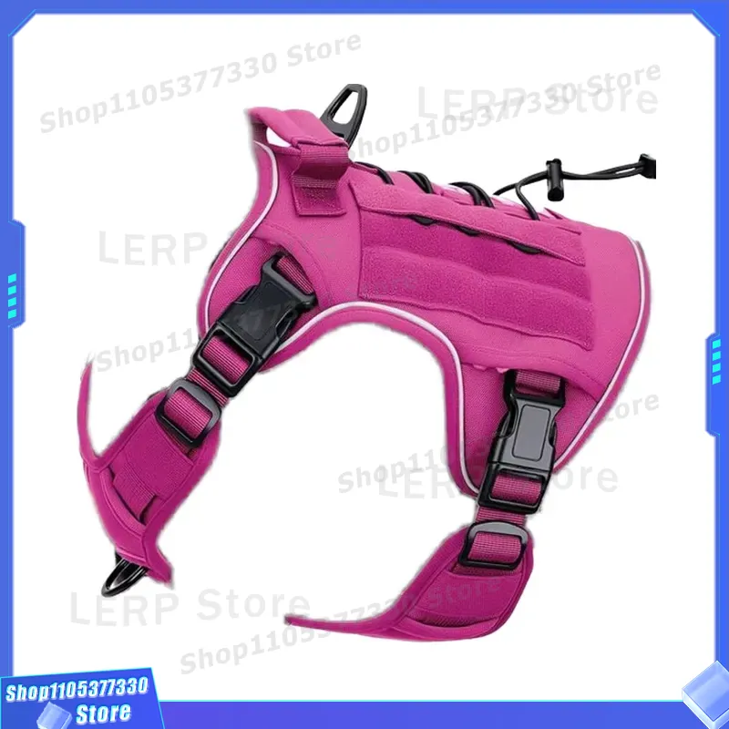 Tactical Dog Harness Military K9 Molle - Ağır Hizmet Tipi Taktik Köpek Tasması