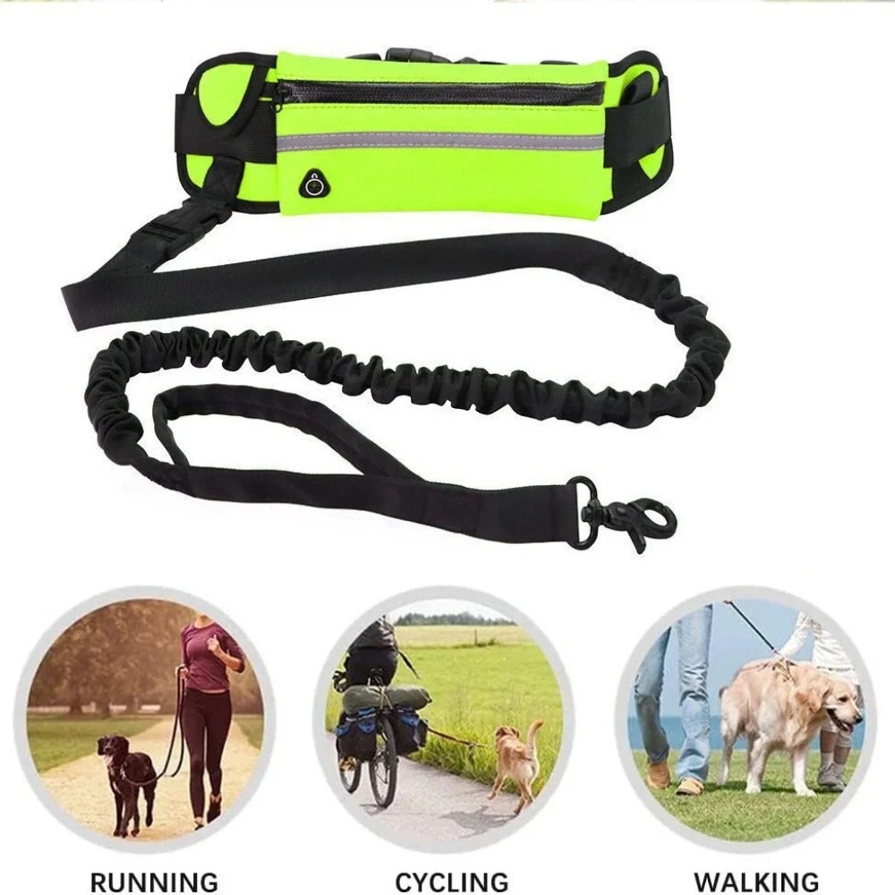 Hands Free Dog Running Leash Waist Belt - Eller Serbest Köpek Tasması Koşu Yürüyüşü
