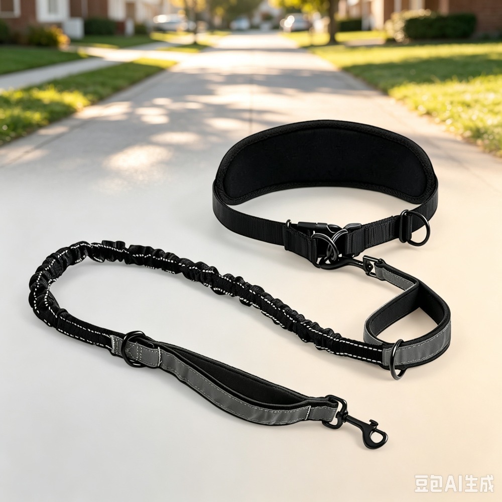 Hands Free Dog Running Leash Waist Belt - Evcil Hayvan Koşu Bel Çantası ve