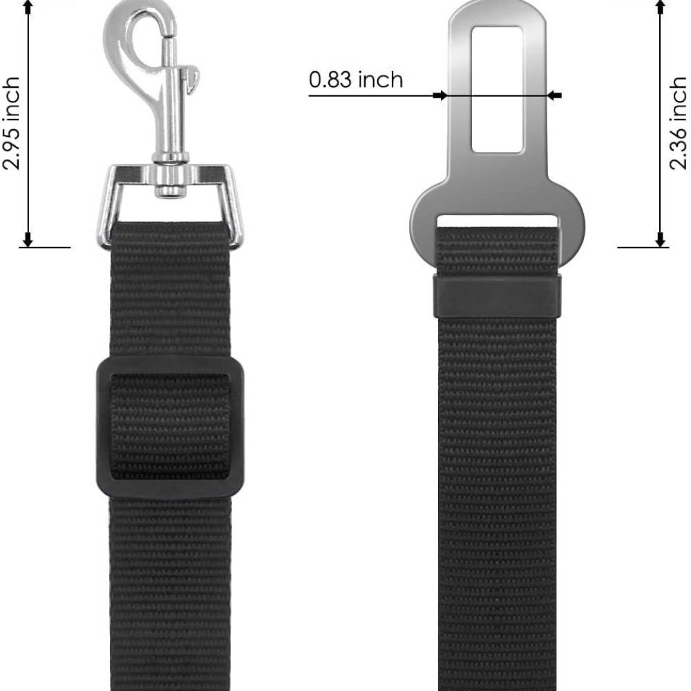 Dog Seat Belt Harness Safety Tether - Yansıtıcı Köpek Araba Emniyet Kemeri, Esnek