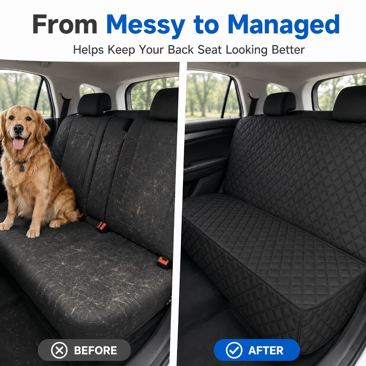 1 adet Evcil Hayvan Araba Arka - Dog Car Seat Cover Waterproof Back Seat incelemesi ve fiyatı
