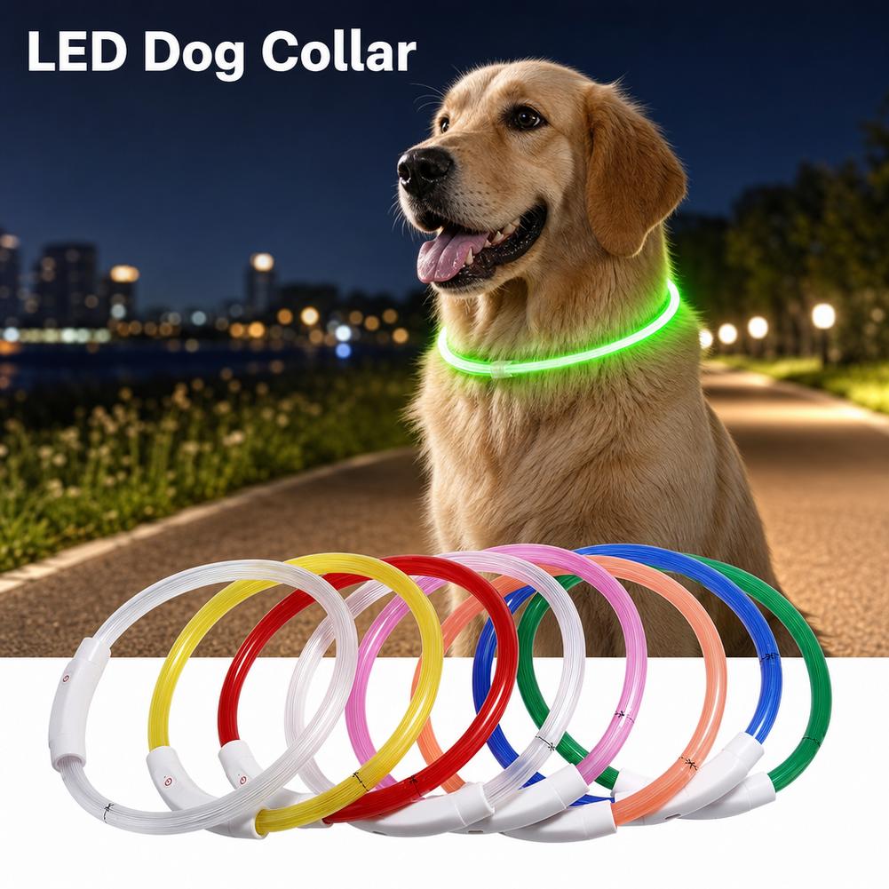 USB Şarj Edilebilir LED Köpek  - Led Dog Collar Glowing Rechargeable Usb incelemesi ve fiyatı