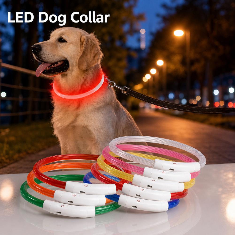 USB Şarj Edilebilir LED Köpek  - Led Dog Collar Glowing Rechargeable Usb incelemesi ve fiyatı