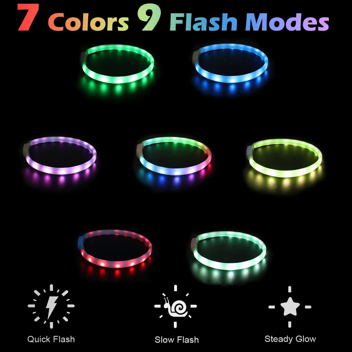 Büyük ve Küçük Köpekler için U - Led Dog Collar Glowing Rechargeable Usb incelemesi ve fiyatı