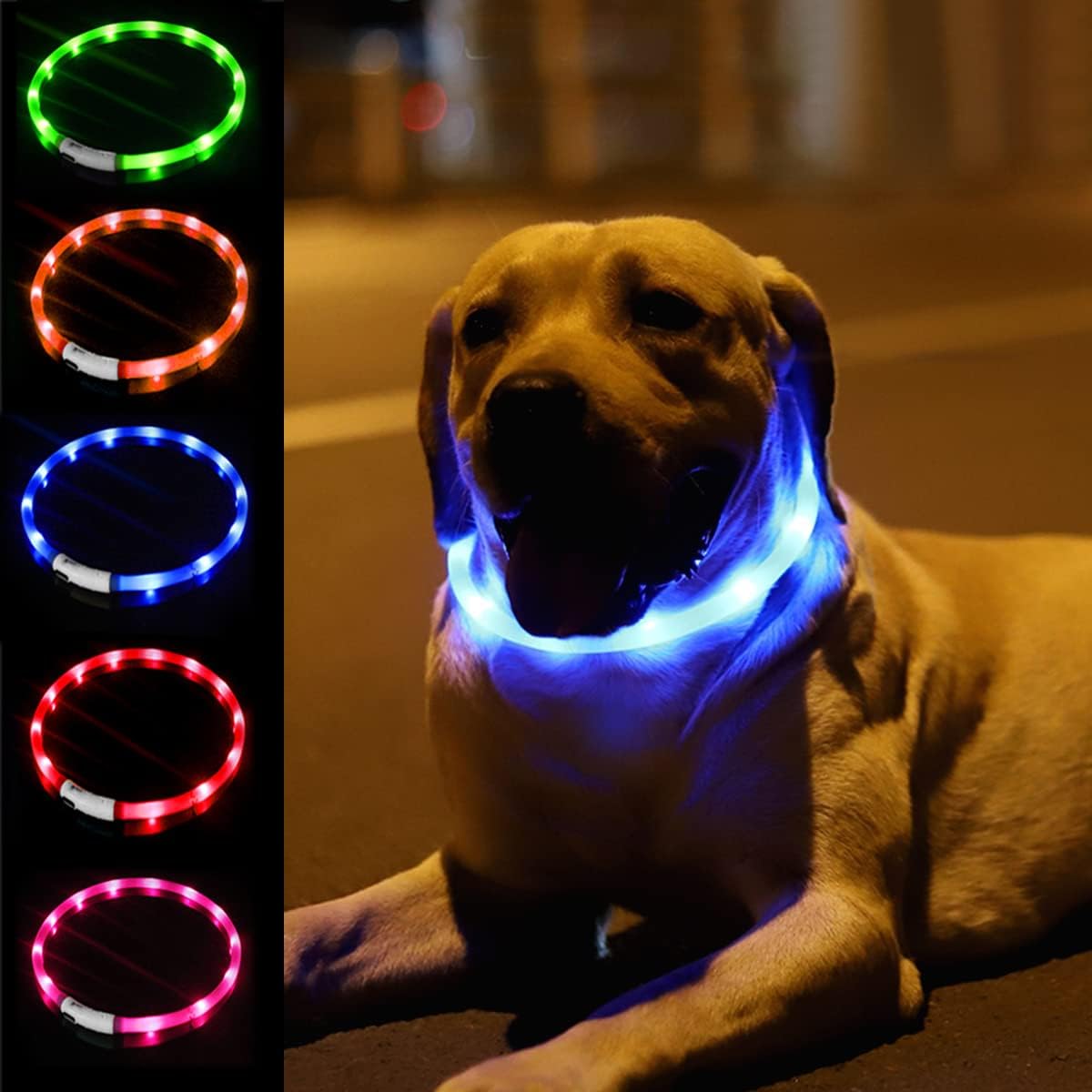 Silikon LED Köpek Tasması, USB - Led Dog Collar Glowing Rechargeable Usb incelemesi ve fiyatı