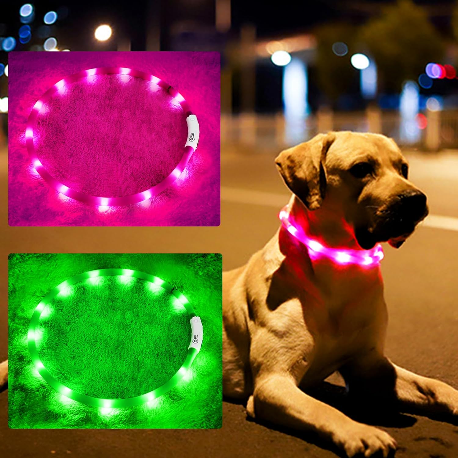 Silikon LED Köpek Tasması, USB - Led Dog Collar Glowing Rechargeable Usb incelemesi ve fiyatı