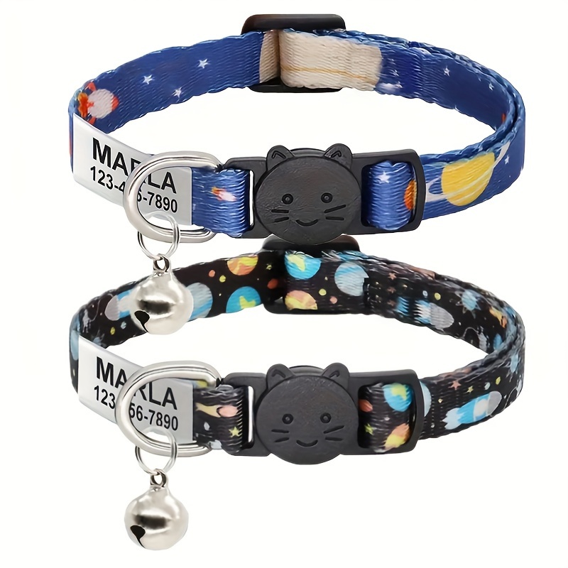 Özel Ayarlanabilir Uzay Gezege - Reflective Dog Collar Personalized Engraved incelemesi ve fiyatı