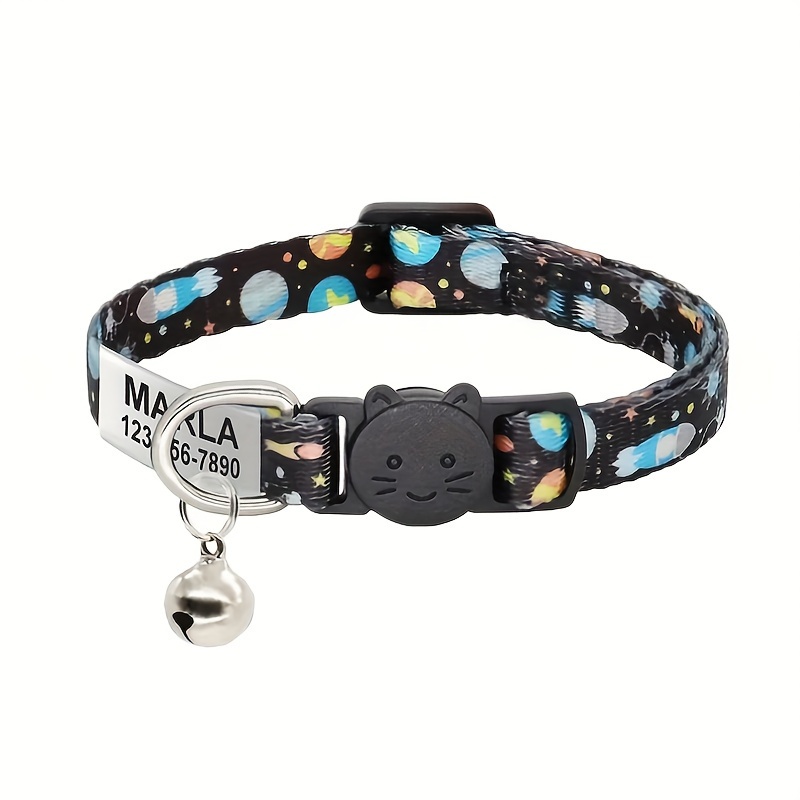 Özel Ayarlanabilir Uzay Gezege - Reflective Dog Collar Personalized Engraved incelemesi ve fiyatı
