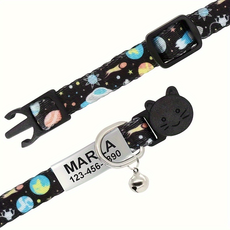 Özel Ayarlanabilir Uzay Gezege - Reflective Dog Collar Personalized Engraved incelemesi ve fiyatı