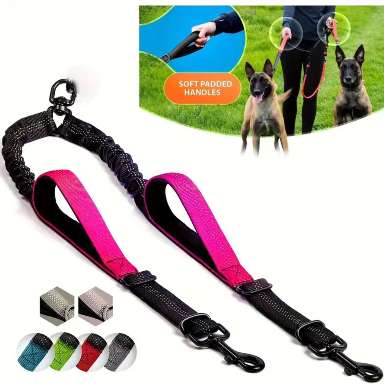 Çift Köpek Tasması Bağlayıcısı - Bungee Dog Leash Shock Absorbing incelemesi ve fiyatı