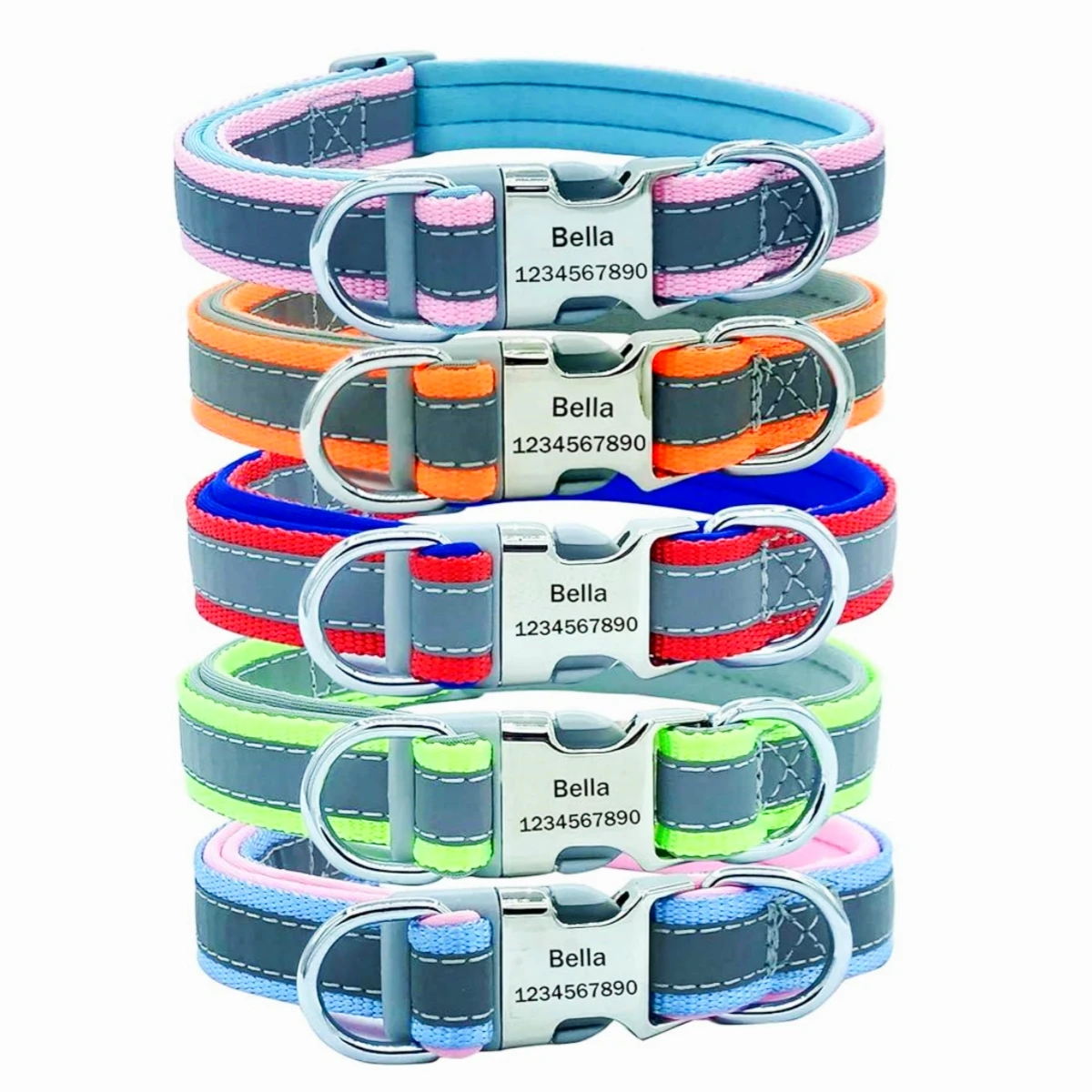 Ayarlanabilir Yansıtıcı Kişise - Reflective Dog Collar Personalized Engraved incelemesi ve fiyatı