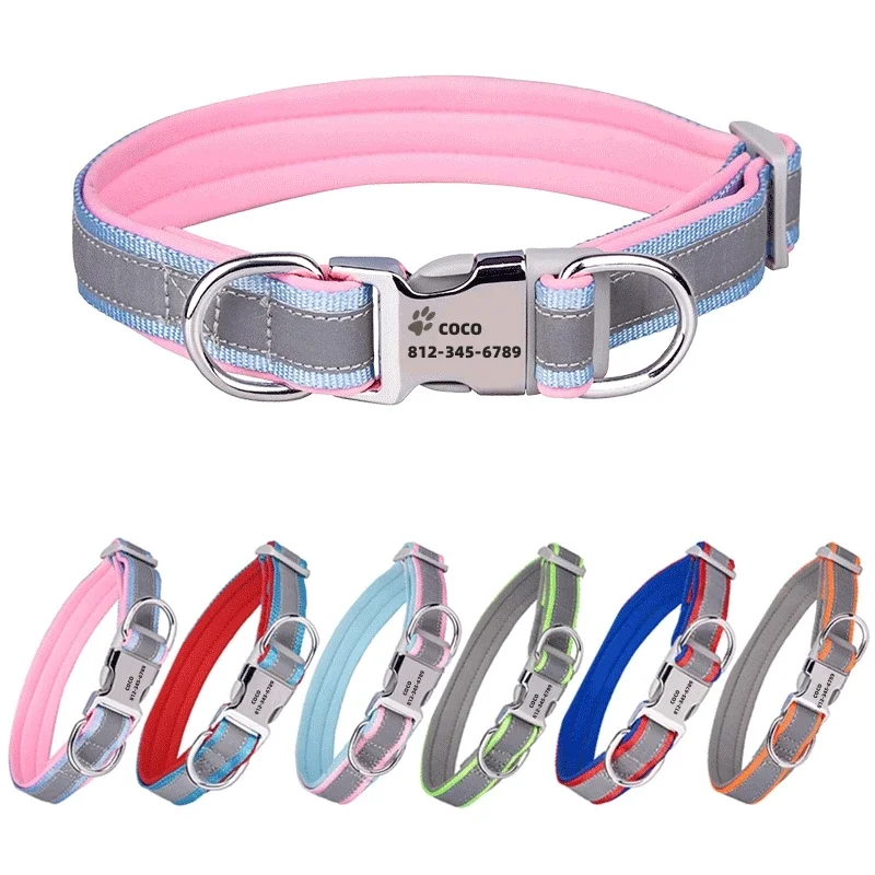 Ayarlanabilir Yansıtıcı Kişise - Reflective Dog Collar Personalized Engraved incelemesi ve fiyatı