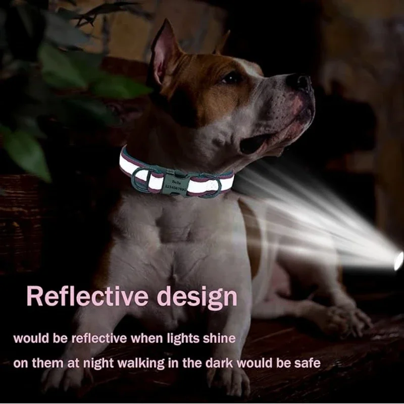 Ayarlanabilir Yansıtıcı Kişise - Reflective Dog Collar Personalized Engraved incelemesi ve fiyatı