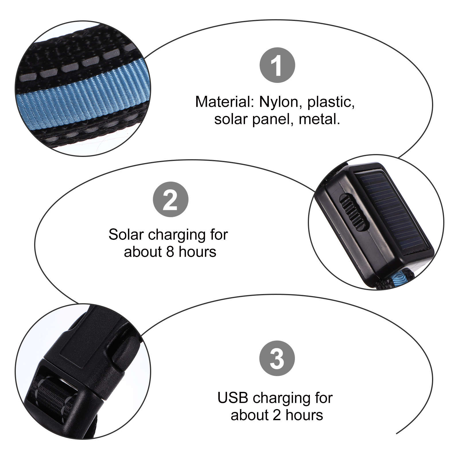 1 Takım USB Şarj Edilebilir LE - Led Dog Collar Glowing Rechargeable Usb incelemesi ve fiyatı