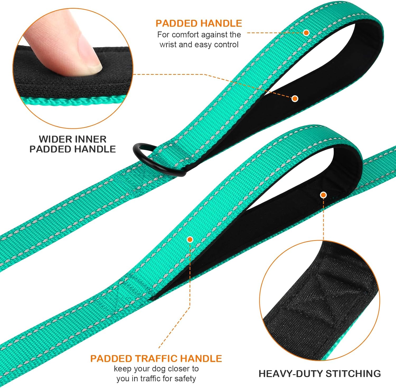 Büyük Orta Köpekler için 6FT A - Heavy Duty Dog Leash Rope 6Ft Padded incelemesi ve fiyatı