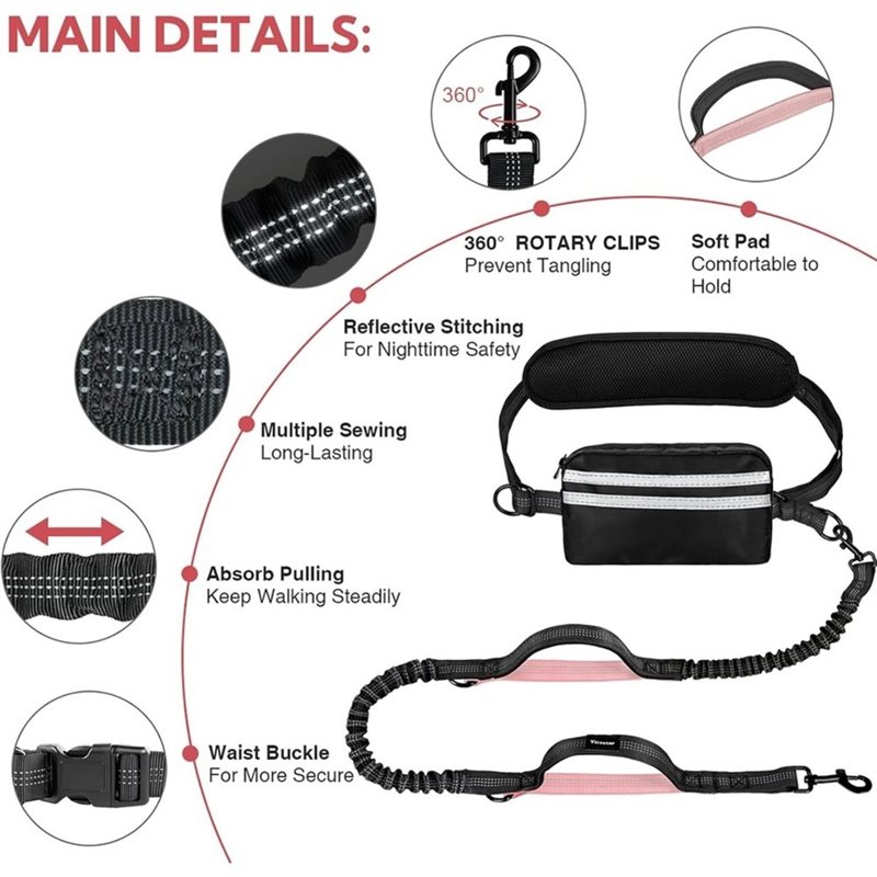 B-Est Fermuarlı Köpek Tasması  - Hands Free Dog Running Leash Waist Belt incelemesi ve fiyatı