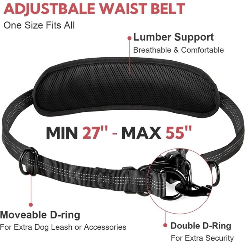 B-Est Fermuarlı Köpek Tasması  - Hands Free Dog Running Leash Waist Belt incelemesi ve fiyatı