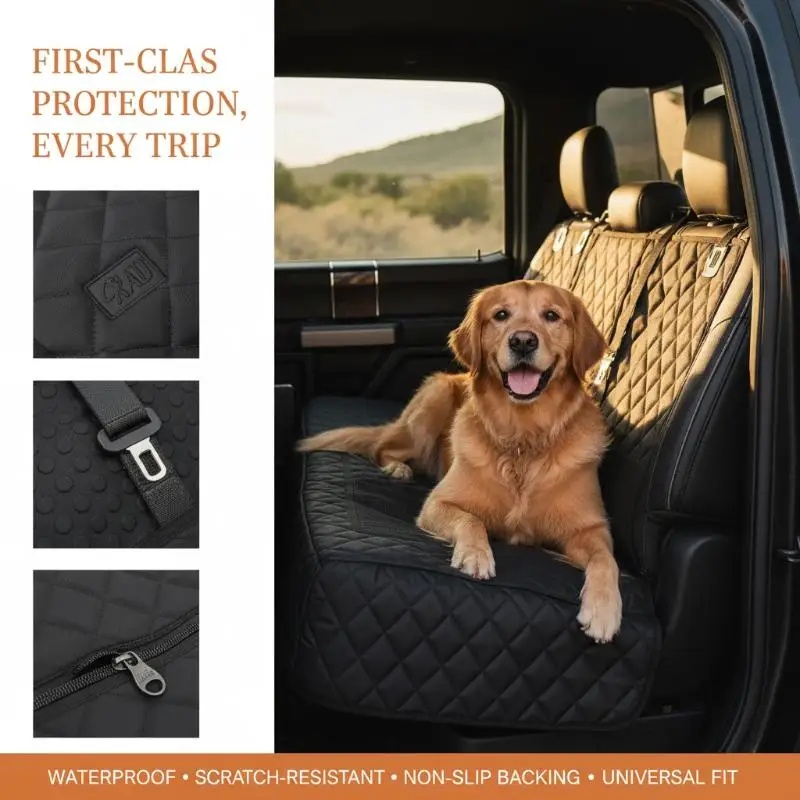 Köpekler ve Kediler İçin Araba - Dog Car Seat Cover Waterproof Back Seat incelemesi ve fiyatı
