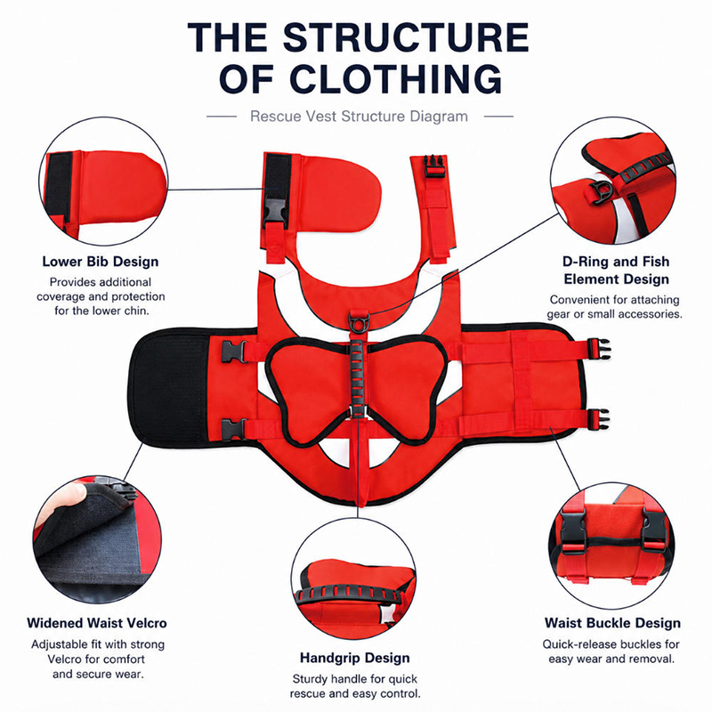 Köpek Can Yeleği Köpek Güvenli - Dog Life Jacket Vest Buoyancy Handle incelemesi ve fiyatı
