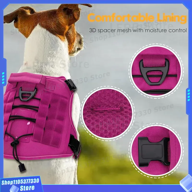 Ağır Hizmet Tipi Taktik Köpek  - Tactical Dog Harness Military K9 Molle incelemesi ve fiyatı