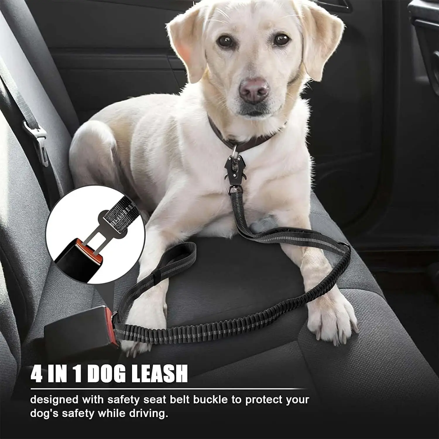 Yansıtıcı, Darbe Emici, Araba  - Bungee Dog Leash Shock Absorbing incelemesi ve fiyatı