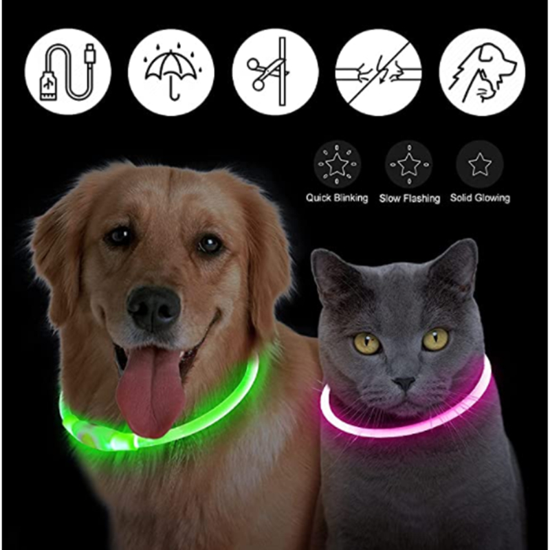 USB Şarj Edilebilir Aydınlık Y - Led Dog Collar Glowing Rechargeable Usb incelemesi ve fiyatı