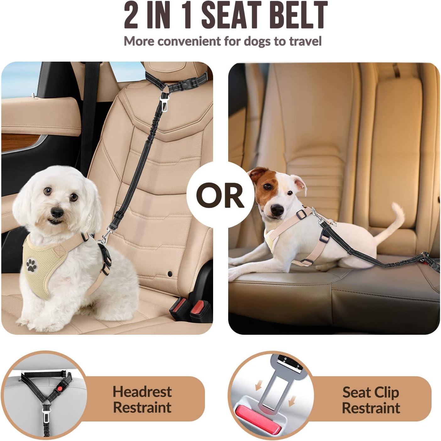 Ayarlanabilir Elastik Bungee T - Dog Seat Belt Harness Safety Tether incelemesi ve fiyatı