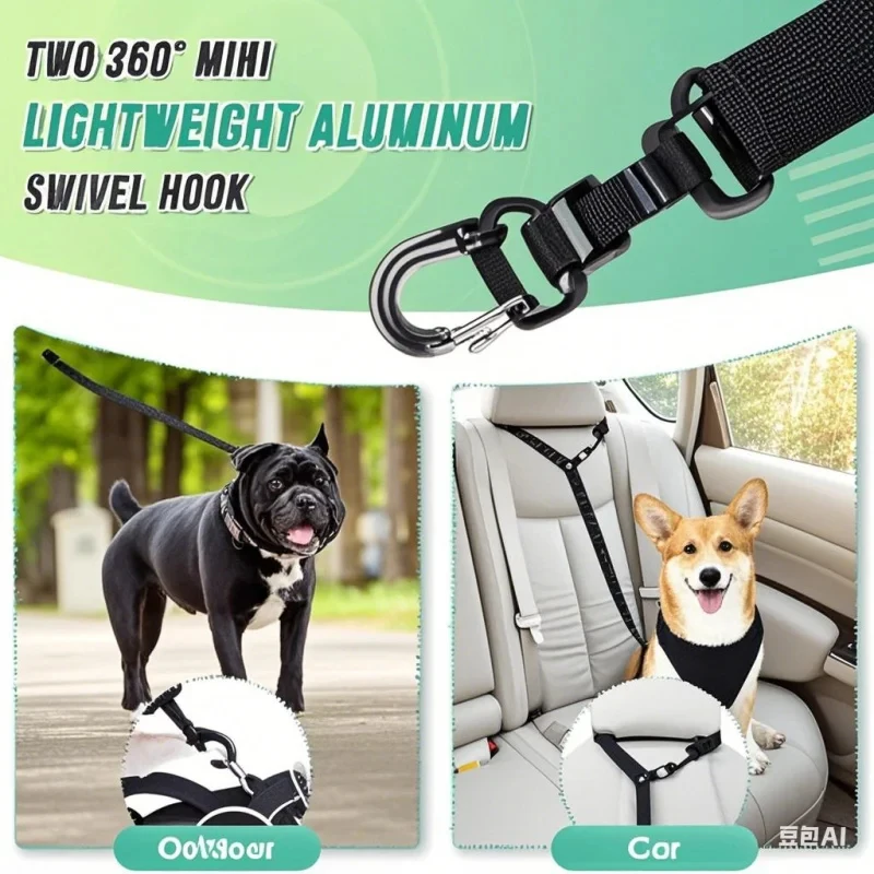 Darbe Emici, Esnek, Çift Tasma - Bungee Dog Leash Shock Absorbing incelemesi ve fiyatı