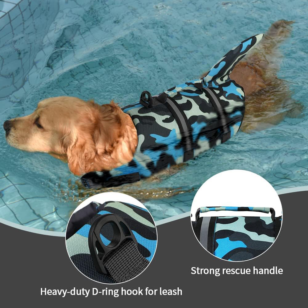 Köpek can yeleği köpekbalığı y - Dog Life Jacket Vest Buoyancy Handle incelemesi ve fiyatı