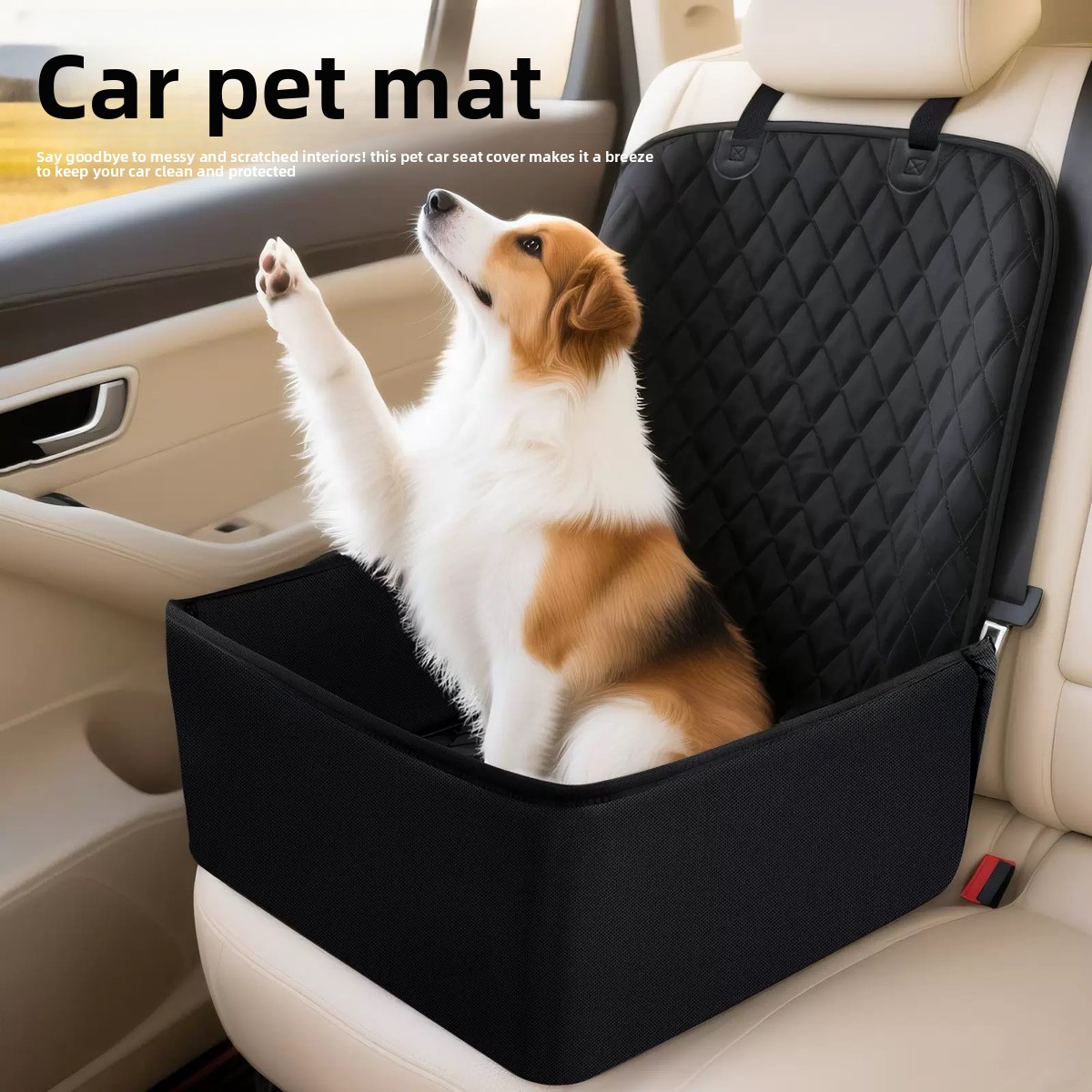 Su Geçirmez, Kaymaz Tabanlı, E - Dog Car Seat Cover Waterproof Back Seat incelemesi ve fiyatı