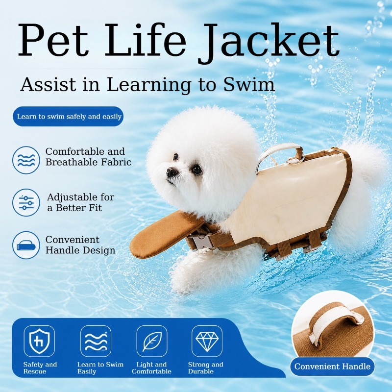 Kurtarma Saplı Köpek Can Yeleğ - Dog Life Jacket Vest Buoyancy Handle incelemesi ve fiyatı