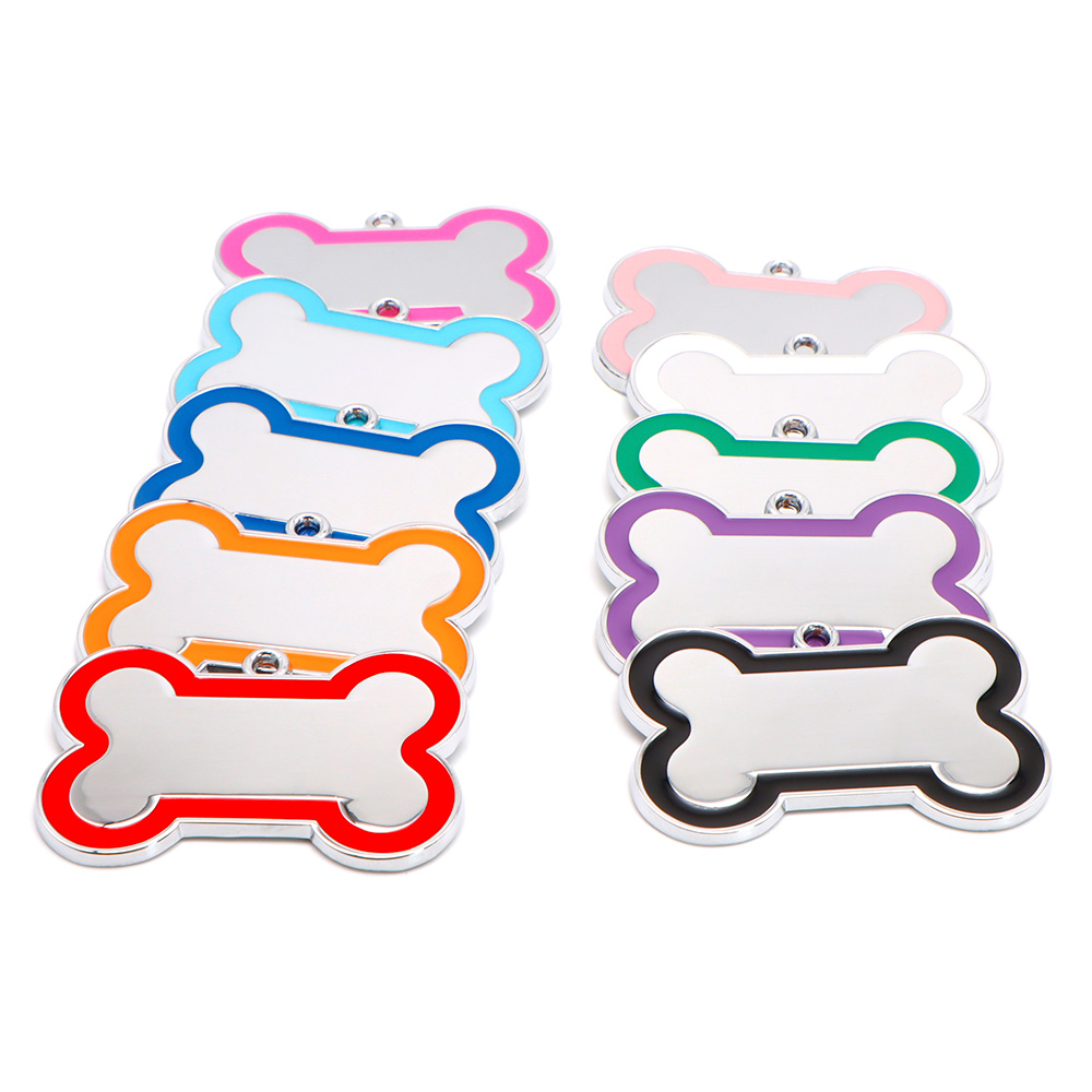 Toptan 100 adet 10 renkli sevi - Reflective Dog Collar Personalized Engraved incelemesi ve fiyatı