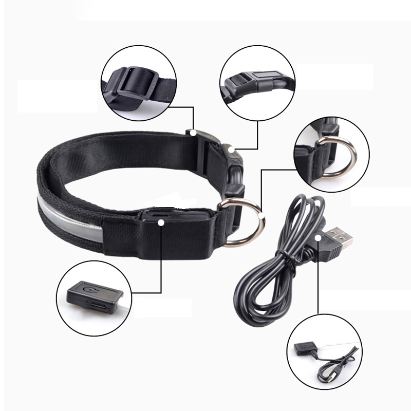 Kazınmış KIMLIK LED köpek tasm - Reflective Dog Collar Personalized Engraved incelemesi ve fiyatı