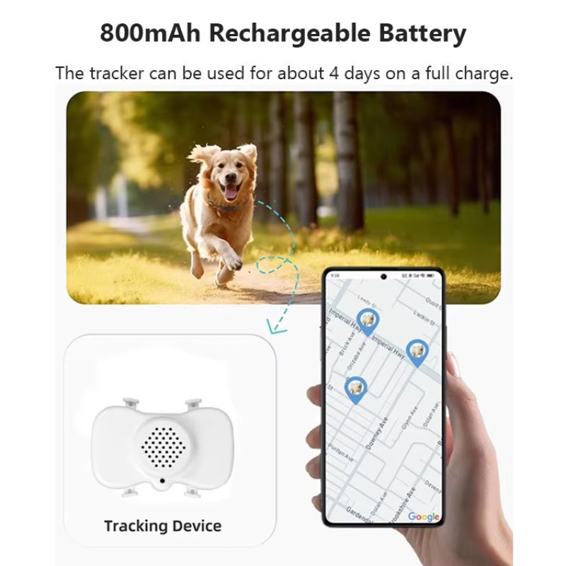 Yeni Su Geçirmez Akıllı GPS 4G - Dog Gps Tracker Collar 4G Waterproof incelemesi ve fiyatı