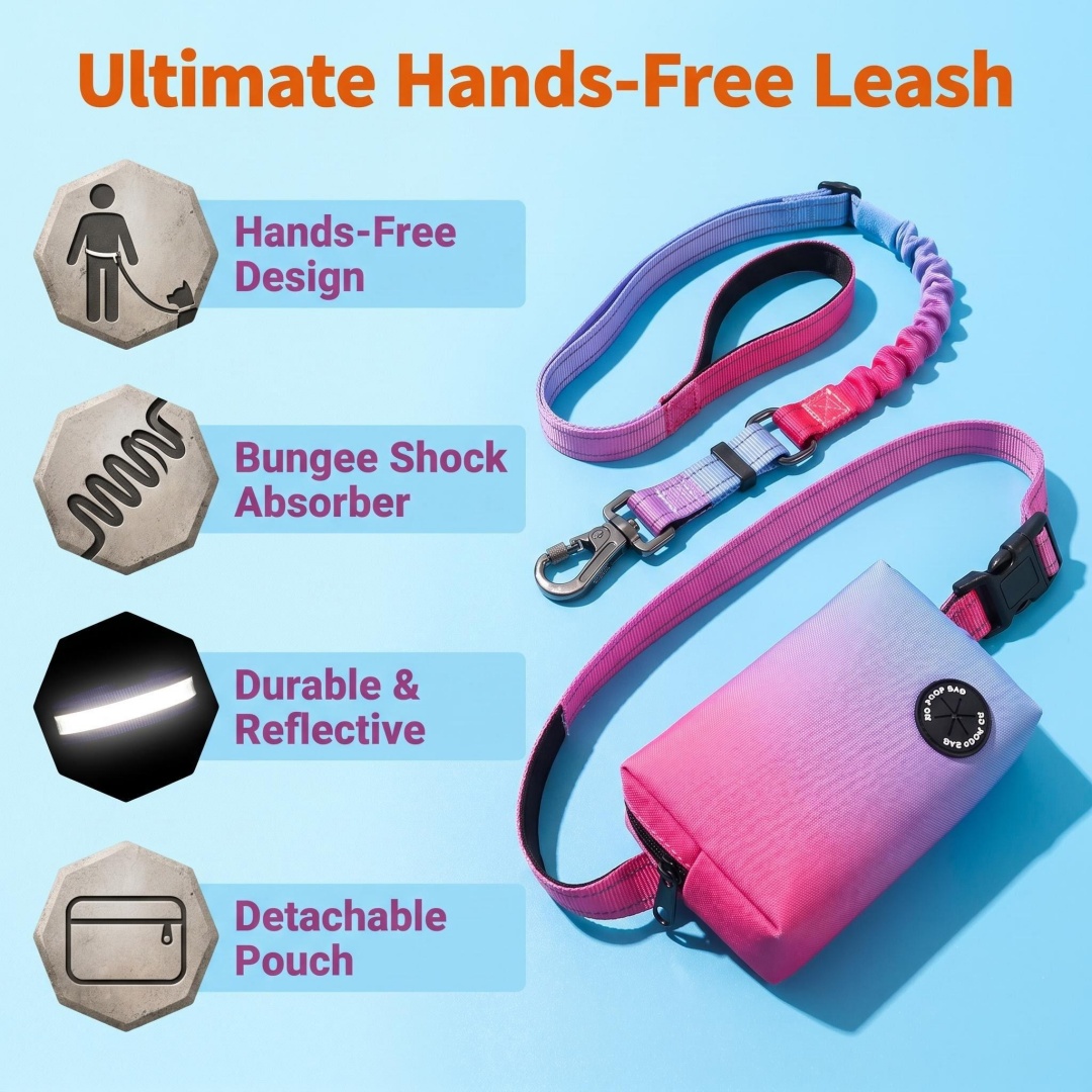 Degrade Renkli Eller Serbest K - Bungee Dog Leash Shock Absorbing incelemesi ve fiyatı