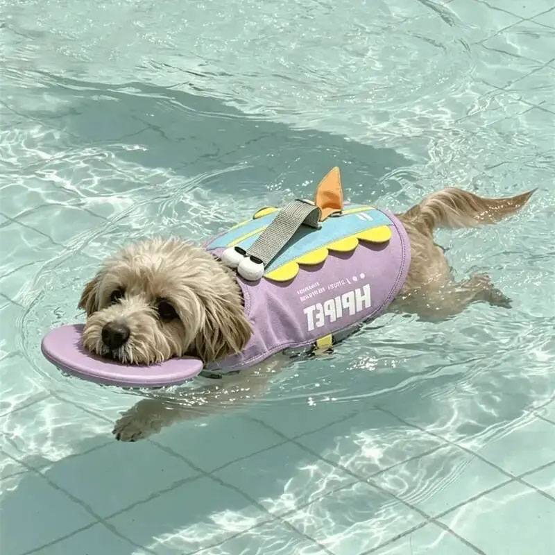 Köpek Can Yeleği Sevimli Köpek - Dog Life Jacket Vest Buoyancy Handle incelemesi ve fiyatı