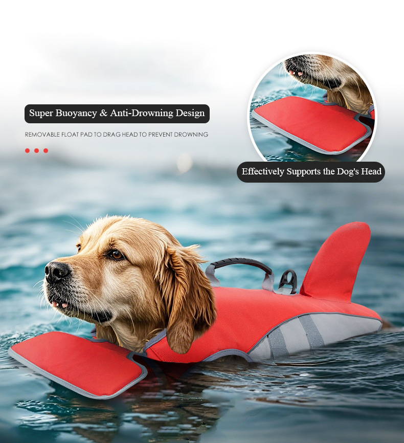Köpekler için Cankurtaran Yele - Dog Life Jacket Vest Buoyancy Handle incelemesi ve fiyatı
