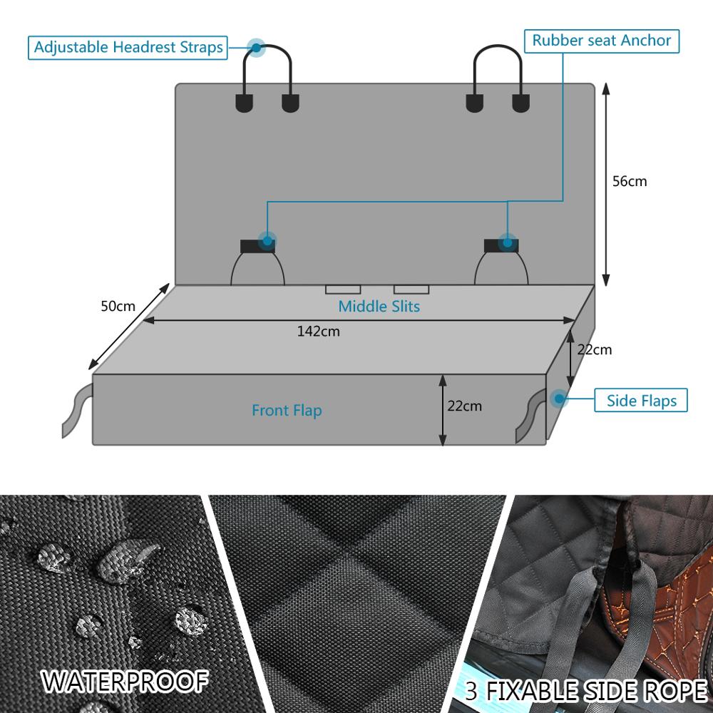 Köpek Araba Koltuğu Kapağı Pet - Dog Car Seat Cover Waterproof Back Seat incelemesi ve fiyatı