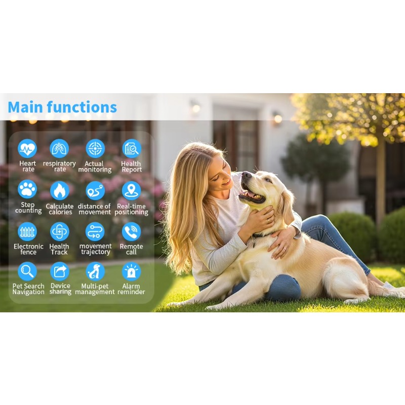 Qcool Solunum Hızı İzleme Sağl - Pet Activity Health Monitor Tracker incelemesi ve fiyatı