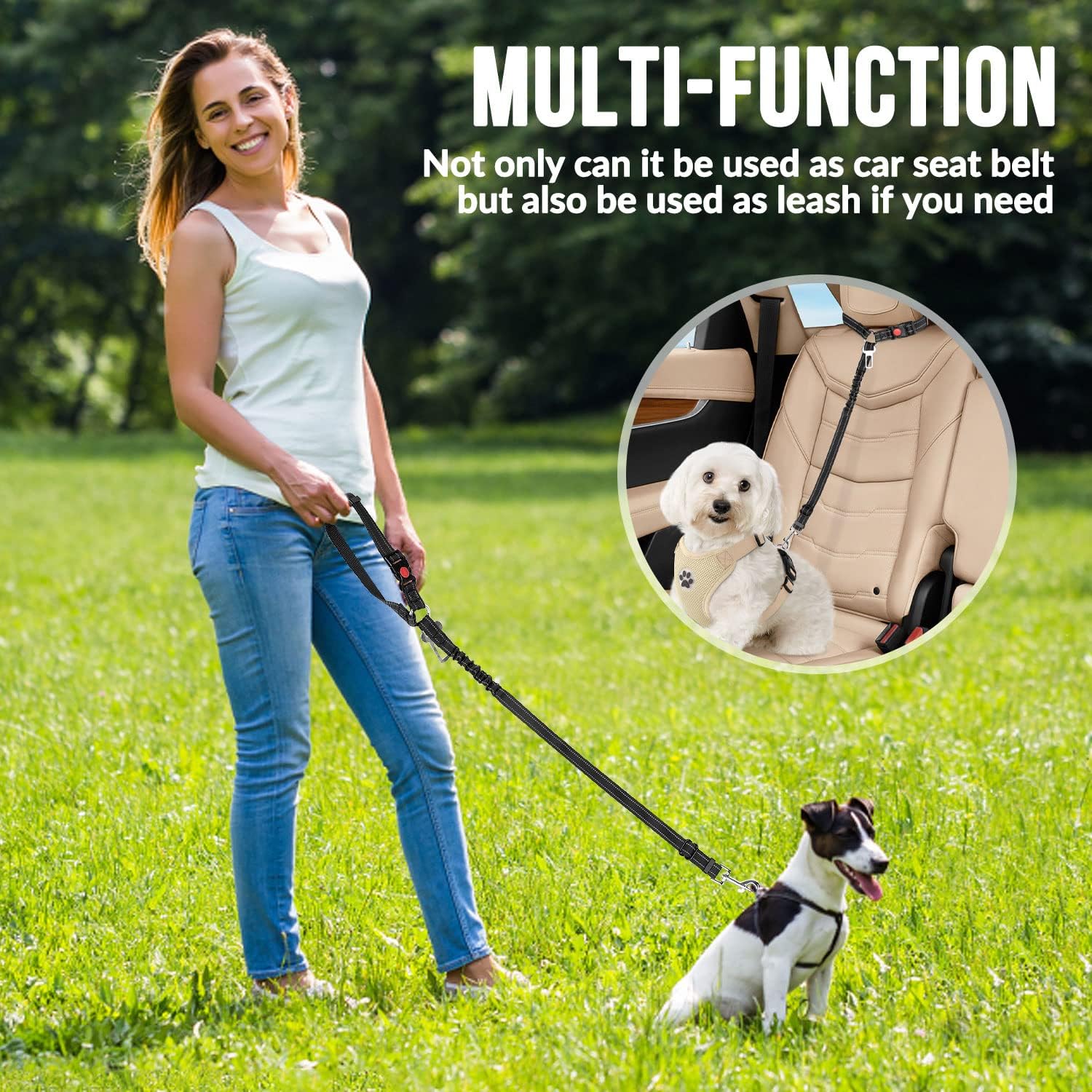 Köpek Araba Emniyet Kemeri, El - Dog Seat Belt Harness Safety Tether incelemesi ve fiyatı